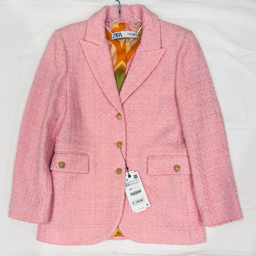 Zara Women’s Pink Blazer, Size XS